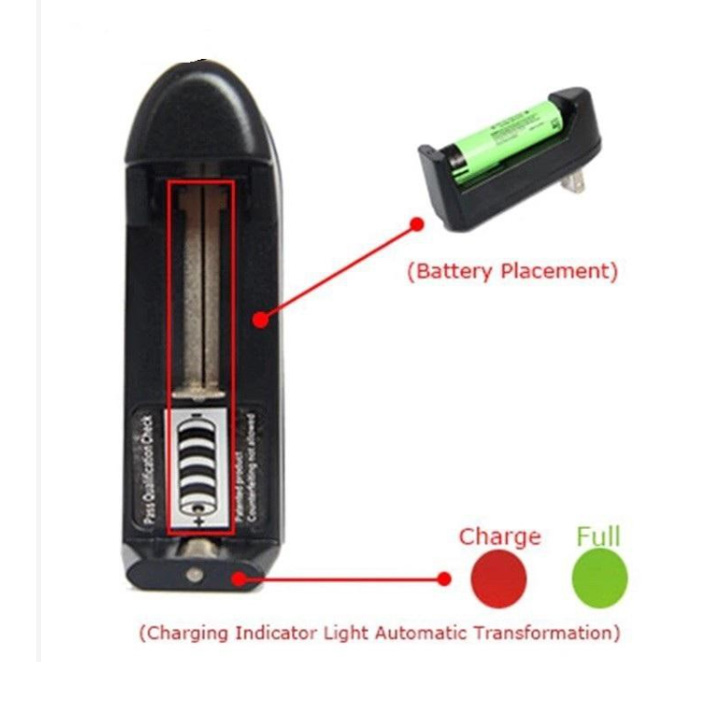 Bộ sạc pin 18650 1 pin đa năng