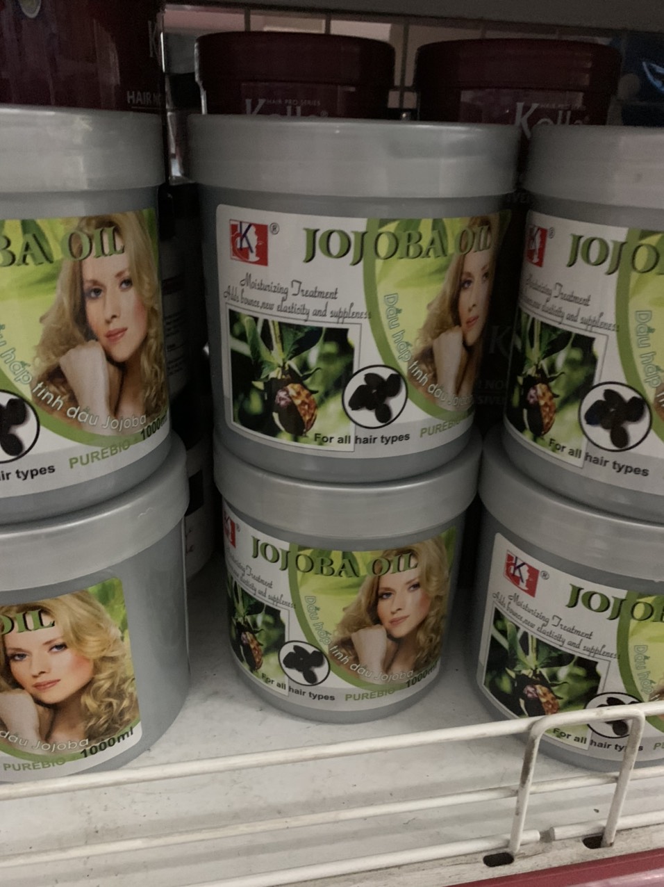 Dầu hấp dưỡng tóc Jojoba 1000ml (Jojoba Oil Repair Hair Treatment)