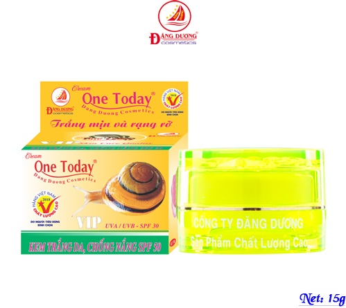 Kem Dưỡng Trắng Da Chống Nắng SPF 50 Vip One Today (15g) Chính Hãng