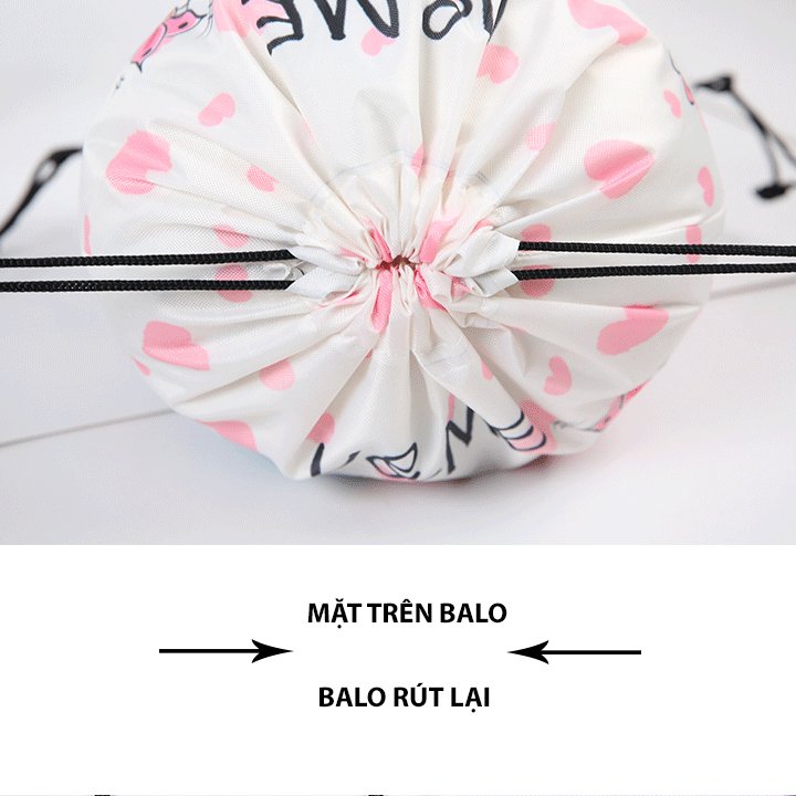 [HCM]Balo rút Kỳ Lân cho bé