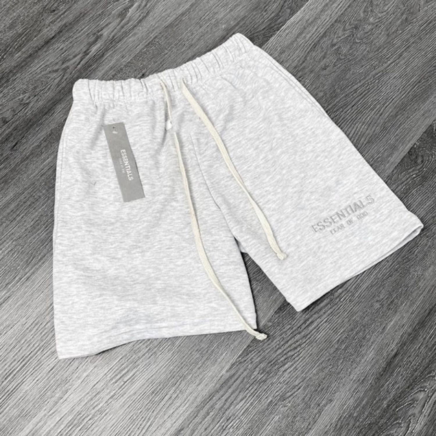 Quần short ESSENTIALS, quần đùi nam chất nỉ cotton cao cấp unisex kiểu dáng ulzzang