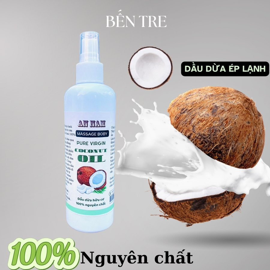 Dầu Dừa Ép Lạnh Tinh Khiết - Massage BoDy - 100ml