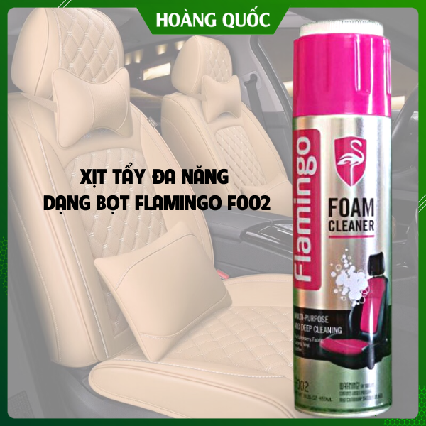 Bình xịt tẩy đa năng FLAMINGO F002 dùng để vệ sinh nội thất ô tô