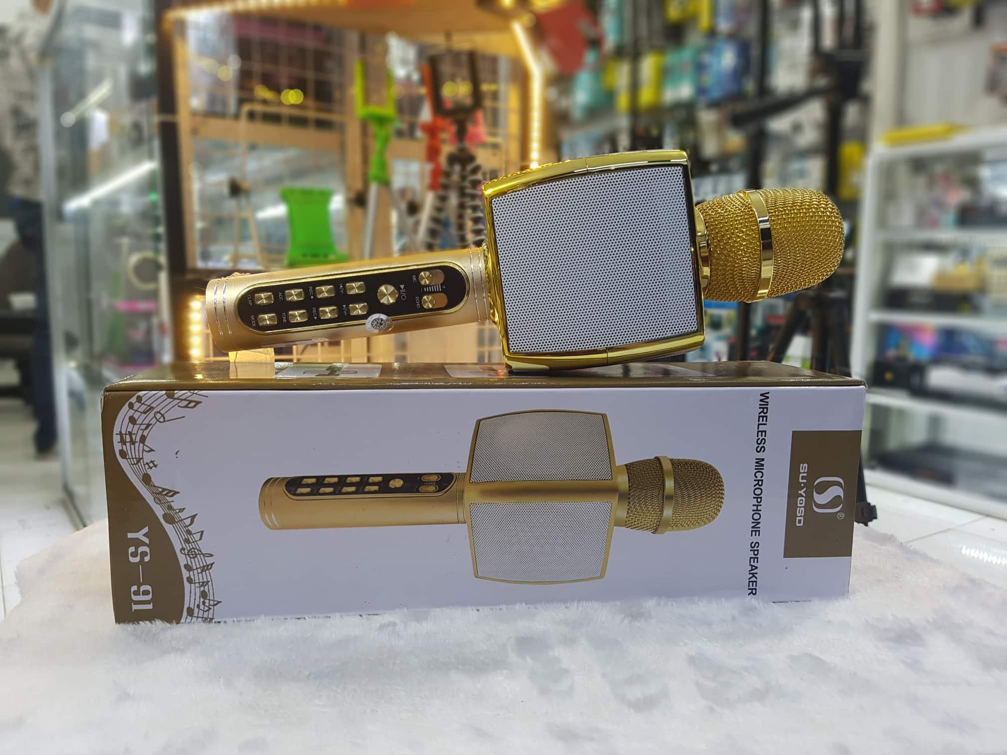 Micro karaoke bluetooth YS91 Âm Thanh Chuẩn Cực Hút