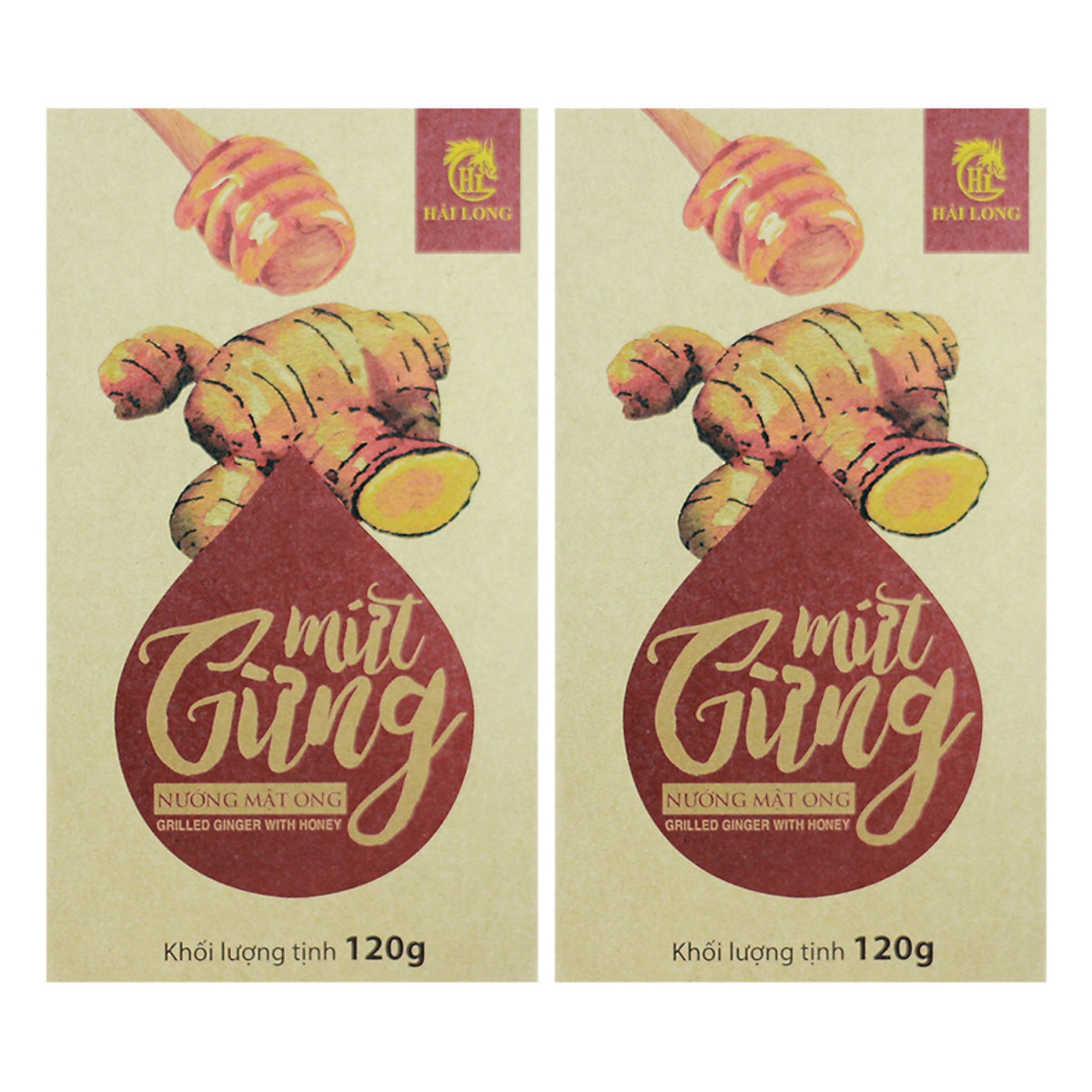 Combo 2 Hộp Mứt Gừng Nướng Mật Ong