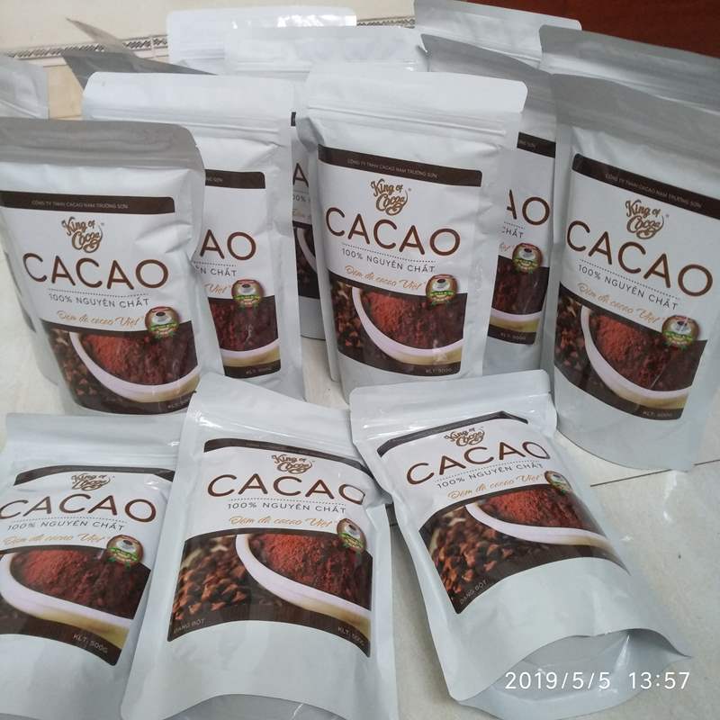 Bột Cacao nguyên chất 500gr Nam Trường Sơn (ĐẶC SẢN BUÔN MA THUỘT)