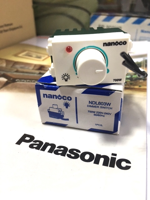 CHIẾT ÁP, DIMMER QUẠT PANASONIC (NANOCO) DÙNG CHO MẶT WIDE - 700W
