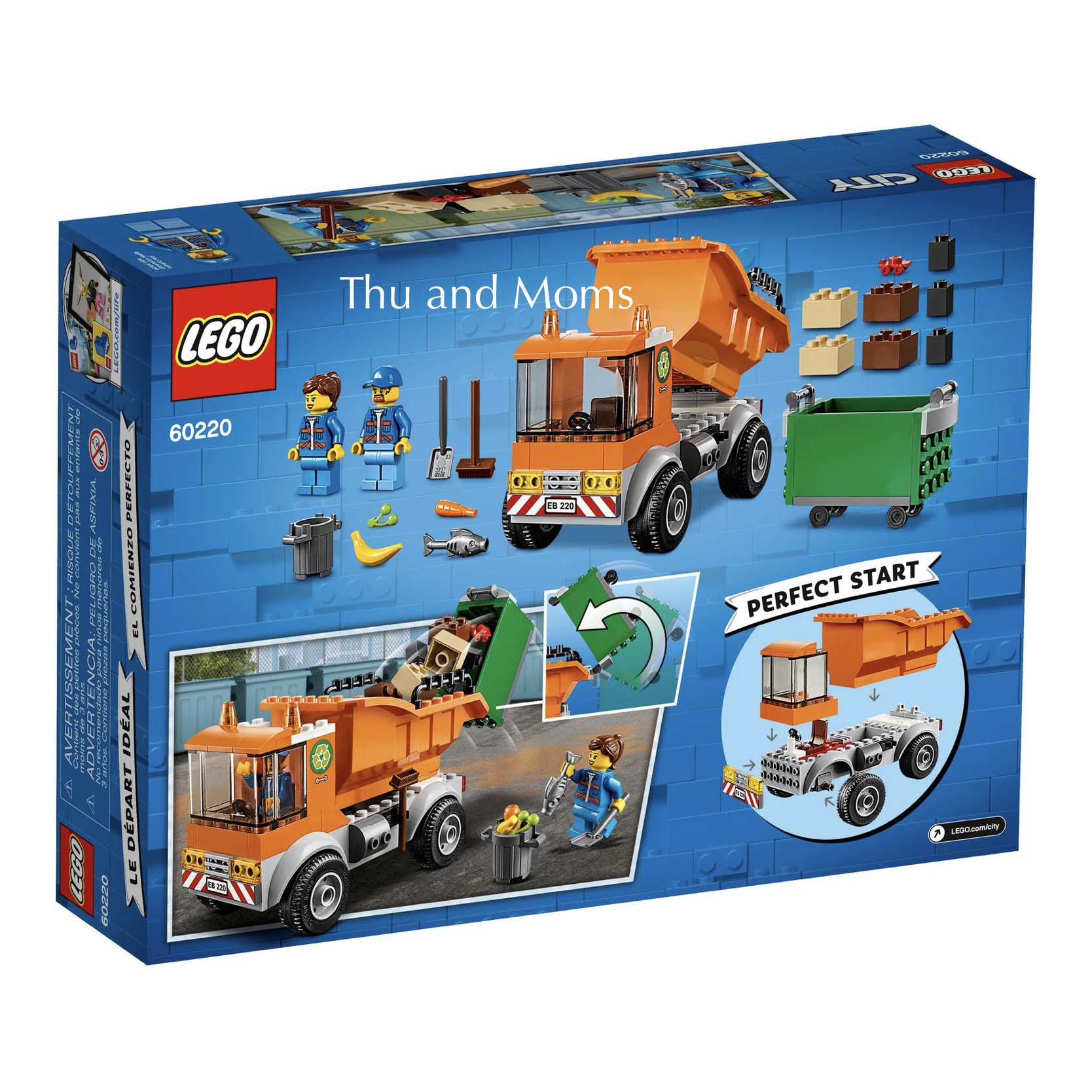 Lego City 60220 xe chở rác ( Đồ chơi xếp hình - Do choi xep hinh )