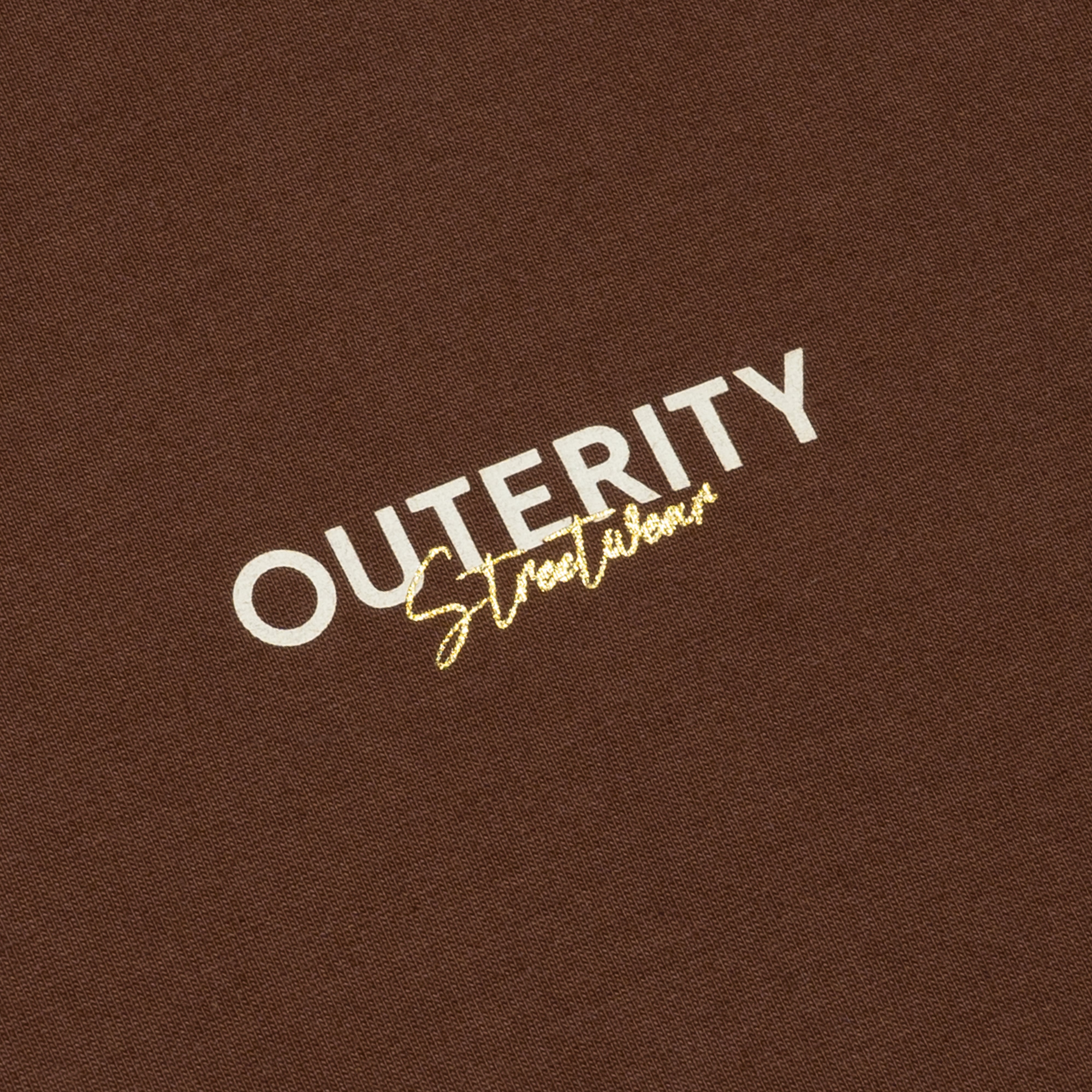 Áo thun Outerity MultiFont v3.0 / Màu Nâu Đậm - ORT.B 154