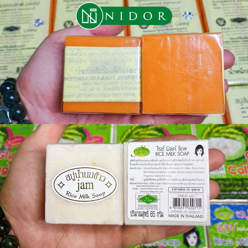 [LOẠI 1] Xà Phòng Cám Gạo - Nghệ Thái Lan