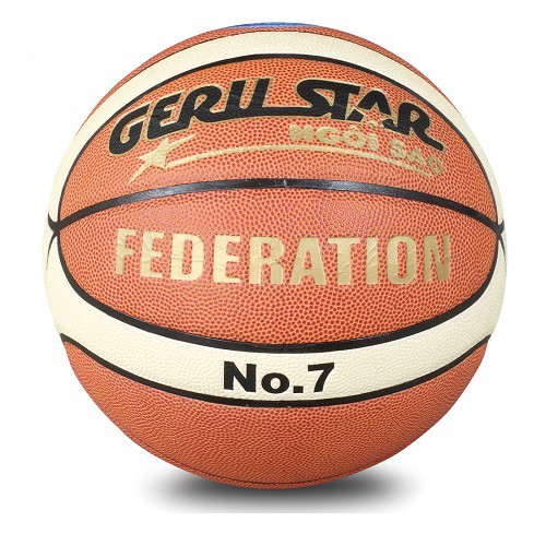 Bóng rổ Geru Federation B6, B7 - (da PU cao cấp, độ bền cao, chịu lực tốt và rất dễ nắm bắt)