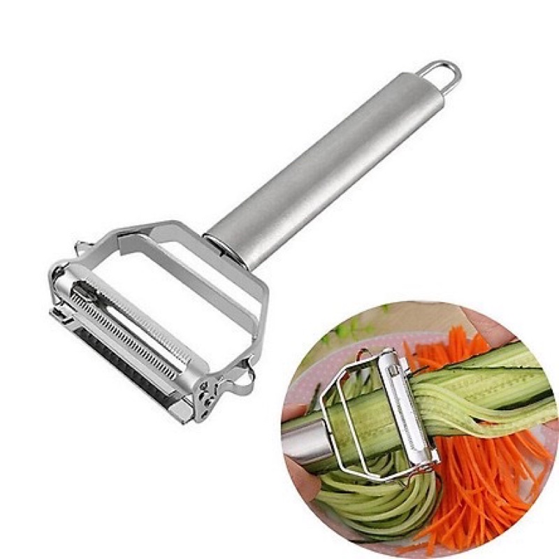 Nạo Rau Củ Inox 2 Đầu