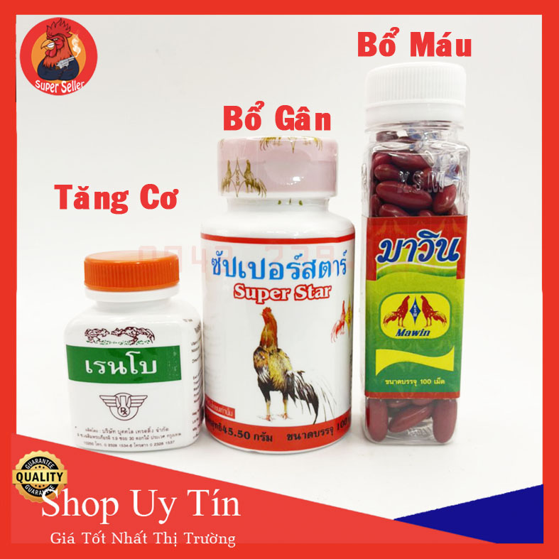 Combo 3 lọ tăng cơ-bổ gân-bổ máu "