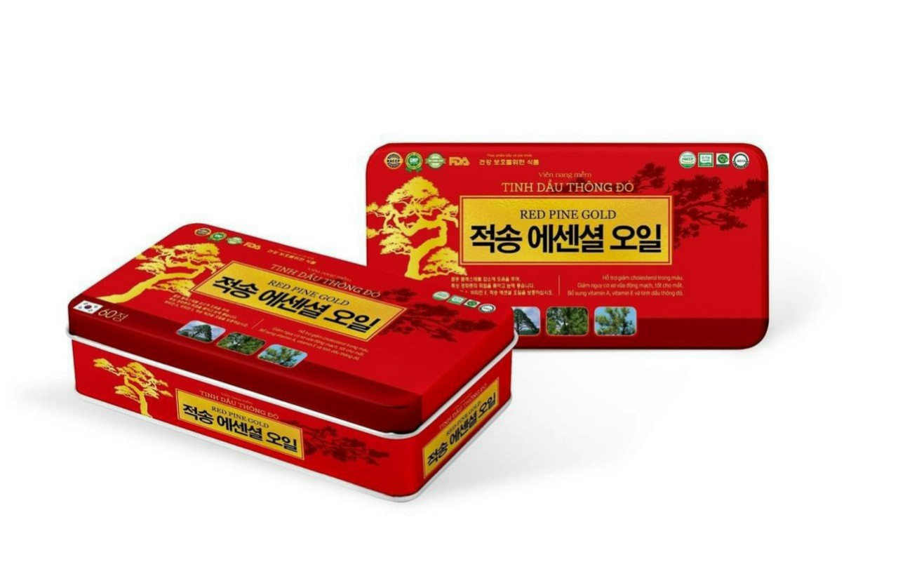 Viên tinh dầu thông đỏ- 60 viên bổ xung vitamin A, vitamin E