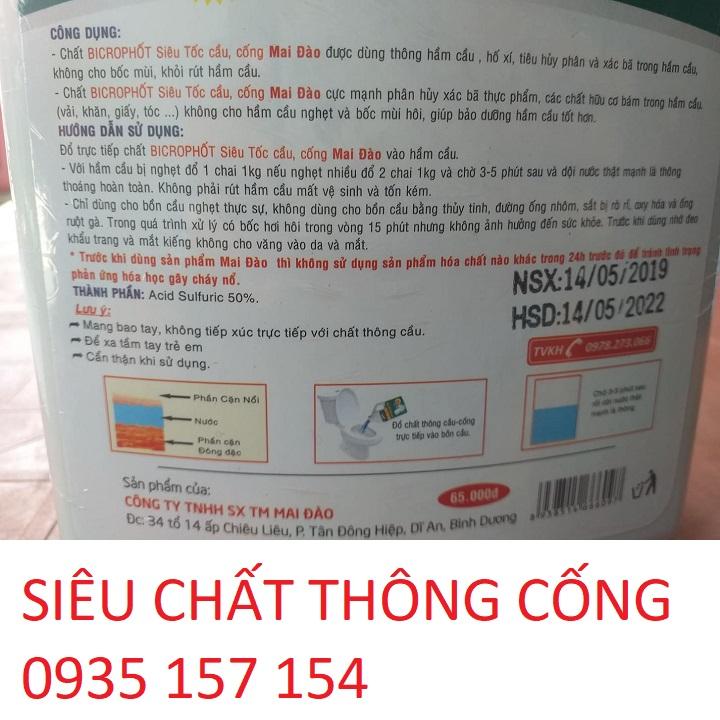 [HCM]Chất thông cống siêu mạnh siêu tiết kiệm 1.7kg