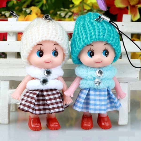 Móc Khóa Búp Bê Chibi Dễ Thương Xinh Xắn 8cm