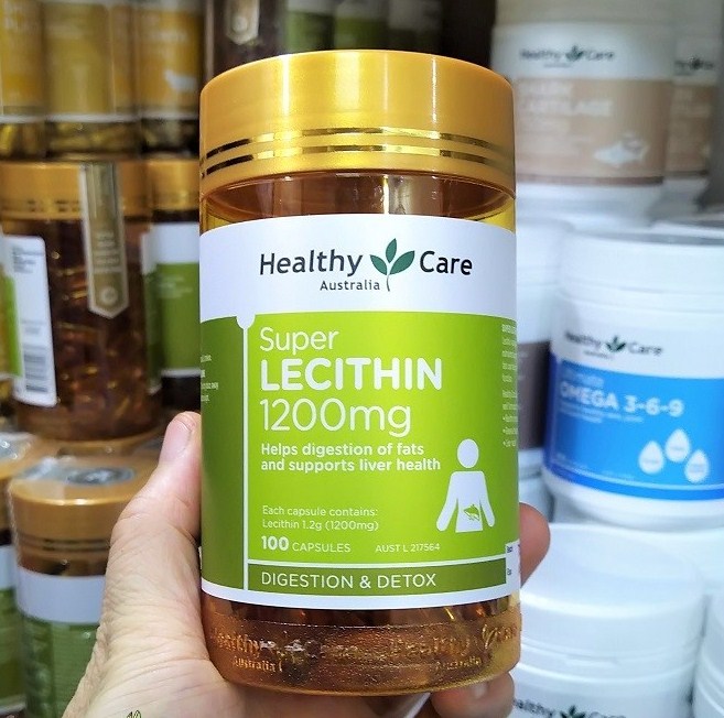Viên uống mầm đậu nành Lecithin 1200mg (lecithin healthy care)