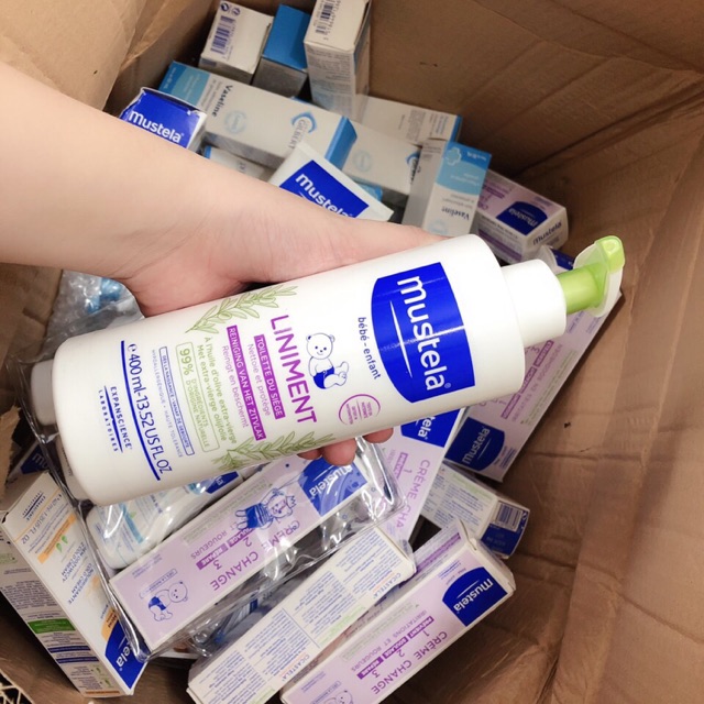 Mustela Liniment Sữa Dưỡng Chống Hăm 400Ml