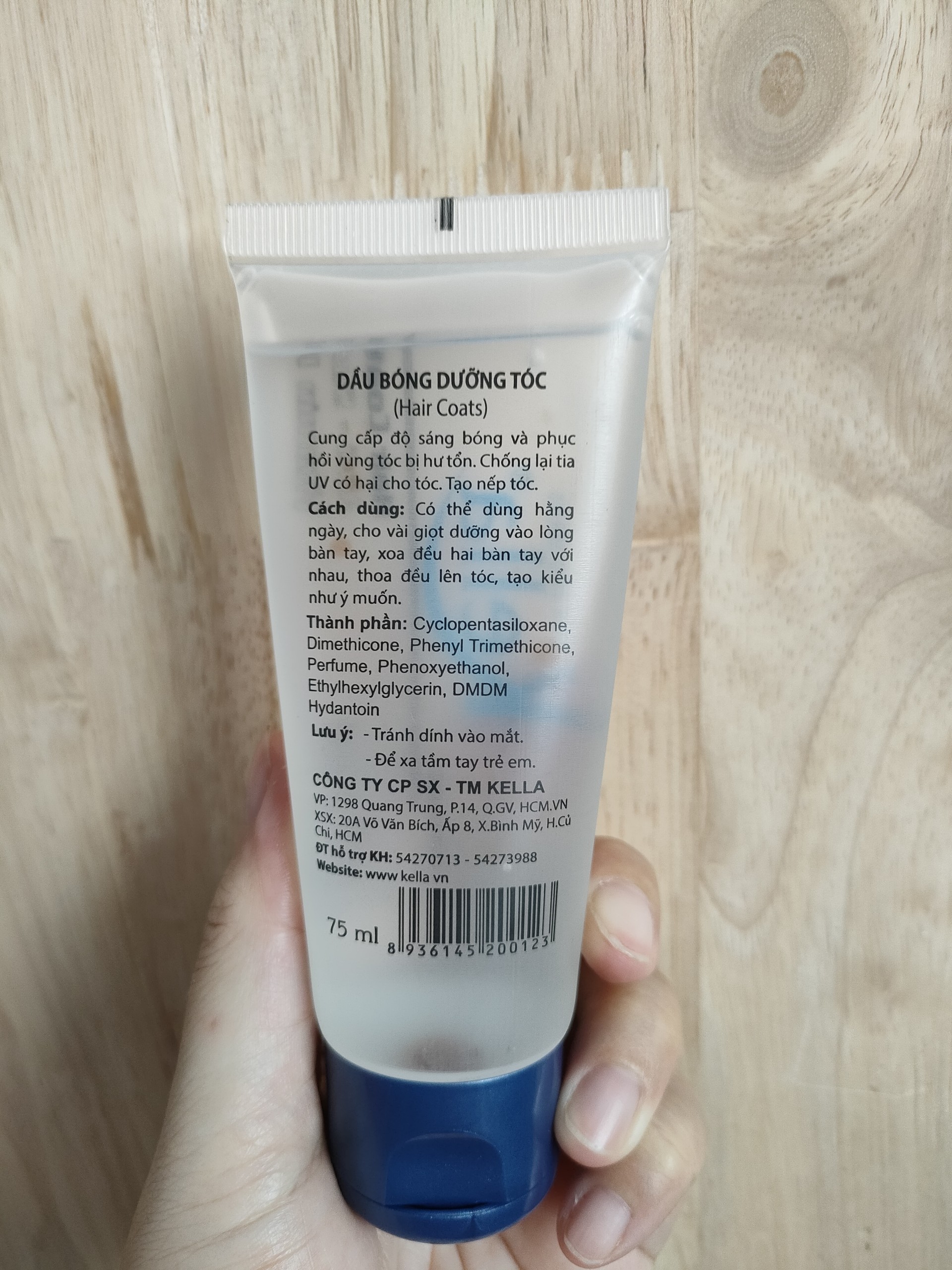 Típ Tinh Dầu dưỡng bóng Kella 75ml