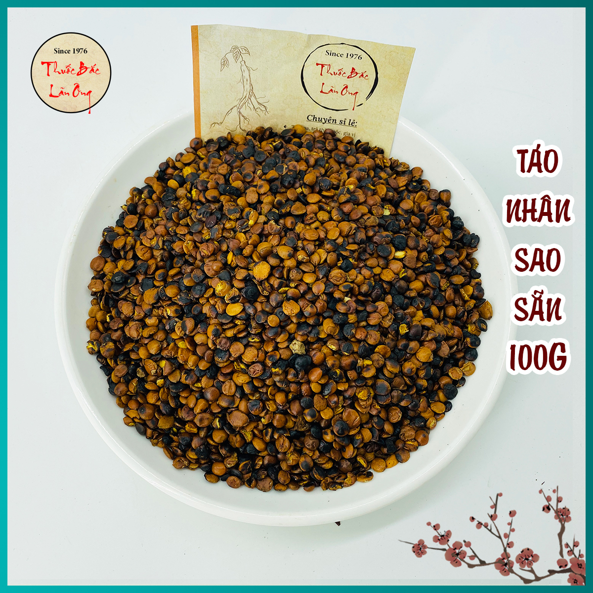 Táo nhân 100g hàng loại 1, hỗ trợ an thần, giảm đau - hạ nhiệt