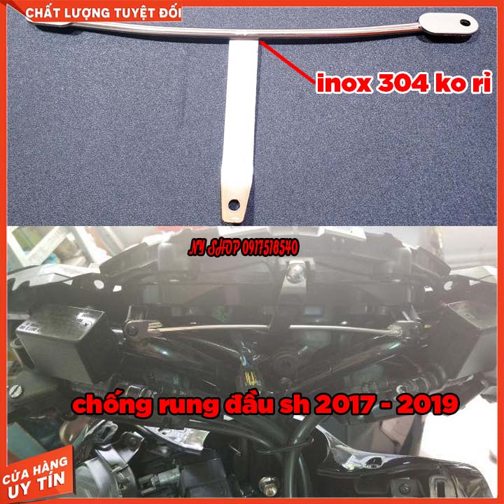 PÁT CHỐNG RUNG ĐẦU SH 2019 SH 2018 SH 2017 ( LOẠI INOX 304 KO RỈ)