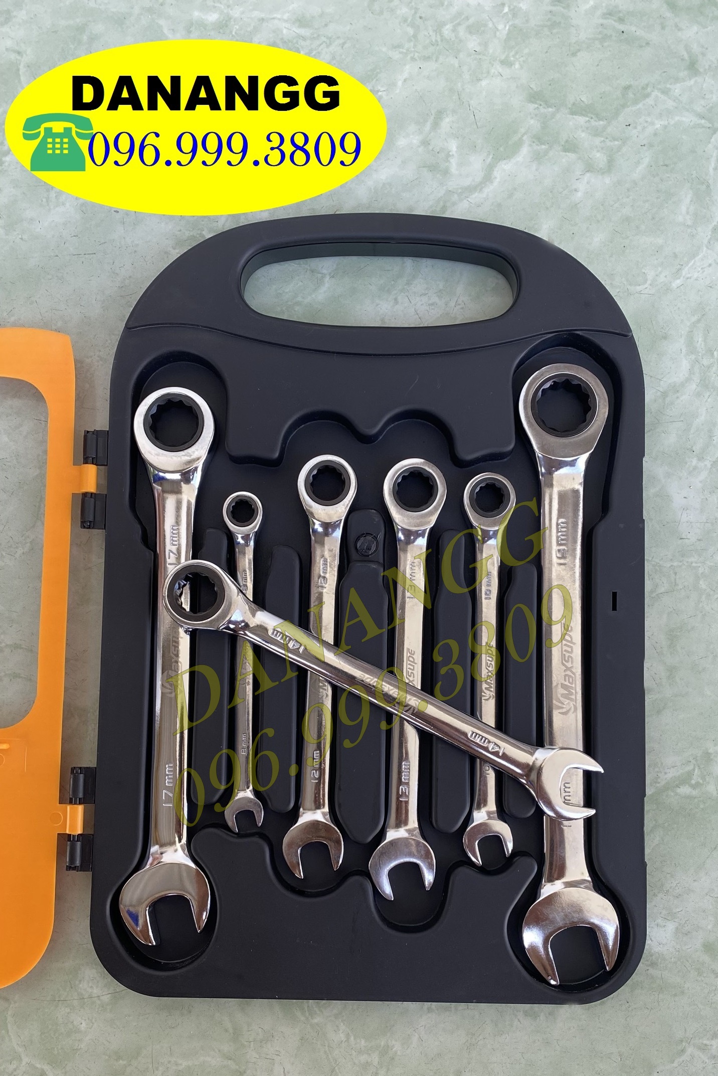 Bộ cờ lê tự động 7 pc 8 - 19 maxsupe