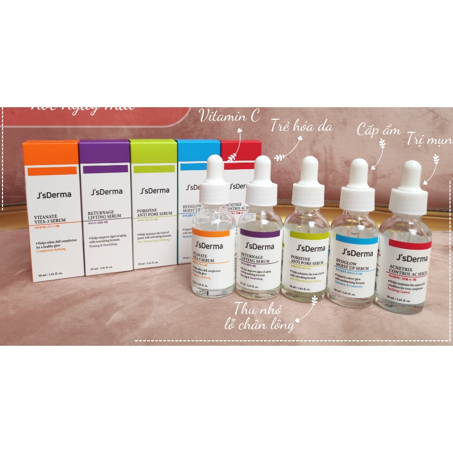 𝐒𝐞𝐫𝐮𝐦 𝐀𝐜𝐧𝐞𝐭𝐫𝐢𝐱 𝐂𝐨𝐧𝐭𝐫𝐨𝐥 𝐀𝐂 J's Derma Hàn Quốc dành cho da mụn, da dầu