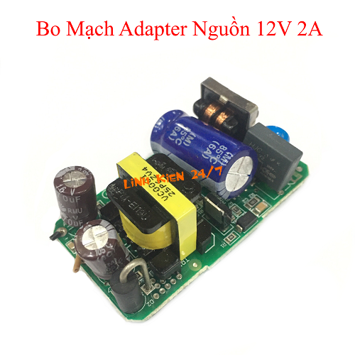 Bo mạch nguồn adapter 12v 2a không vỏ