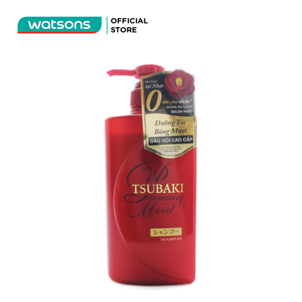 Dầu Gội Tsubaki Premium Moist Shampoo Dưỡng Tóc Bóng Mượt 490ml giá rẻ