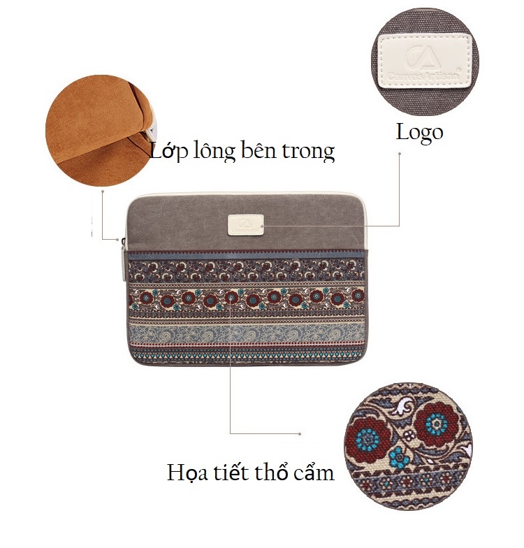 [HCM]Túi chống sốc cho Macbook.