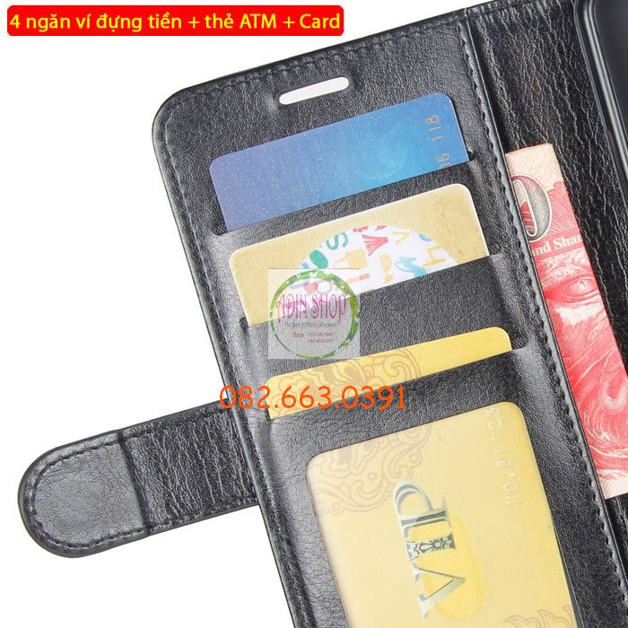 [HCM]Bao da ốp lưng nắp gập Sharp Aquos R2