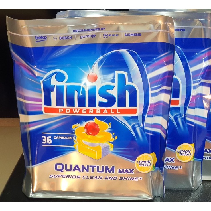 Viên rửa bát finish quantum max 60 viên - HANOIMART