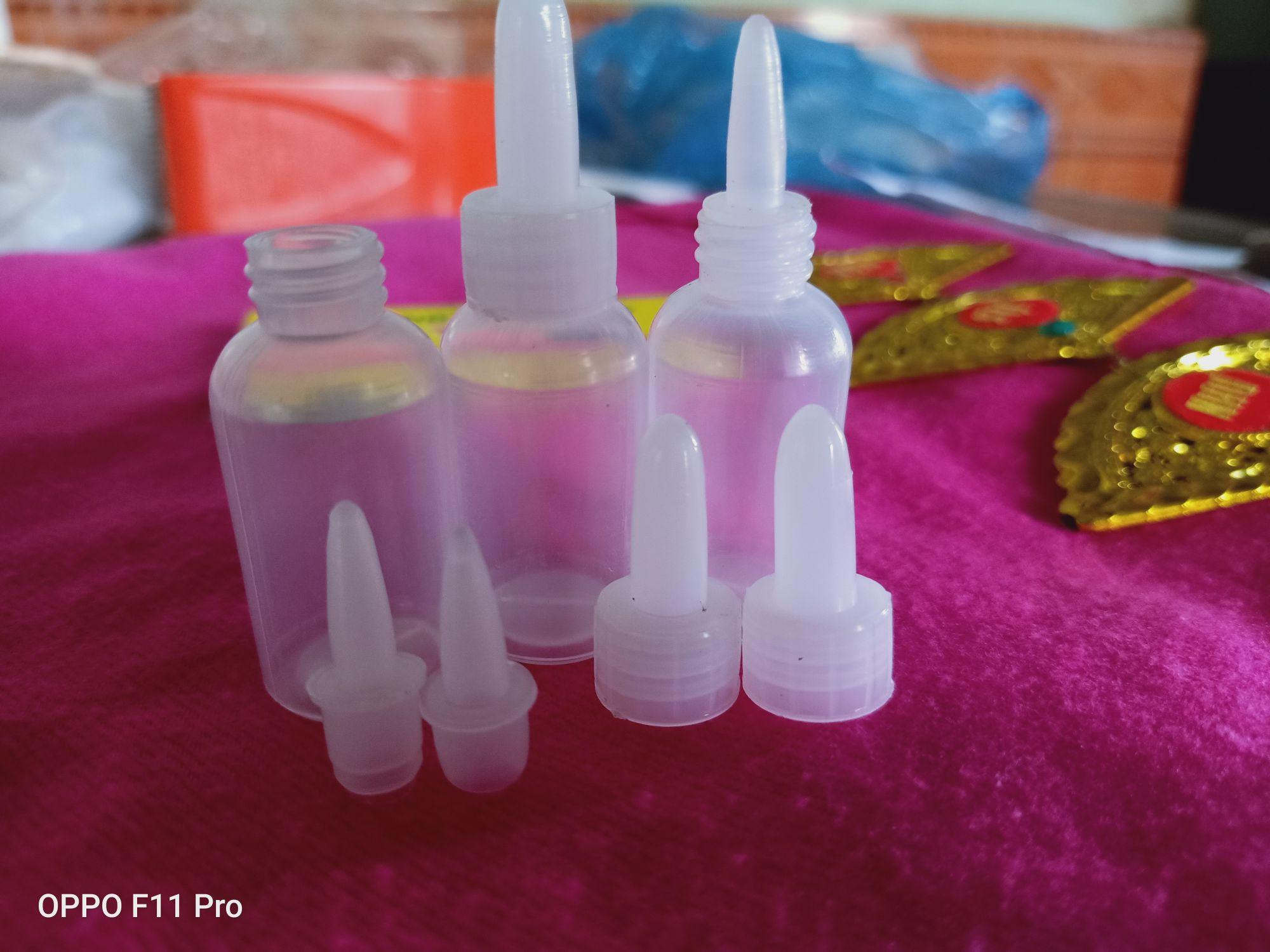 set 10  vỏ chai nhỏ mắt có đầu nhỏ giọt
