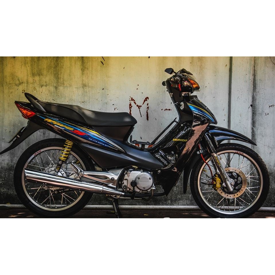 Tem wave S xanh bạc crom 2006 - 2019