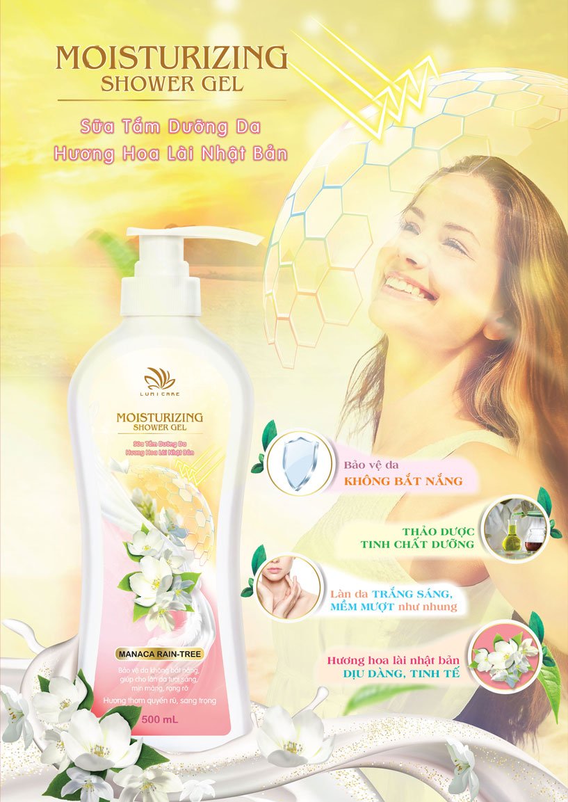 Japanese Jasmine aroma slimming shower gel moisturizing shower gel safe skin conditioning