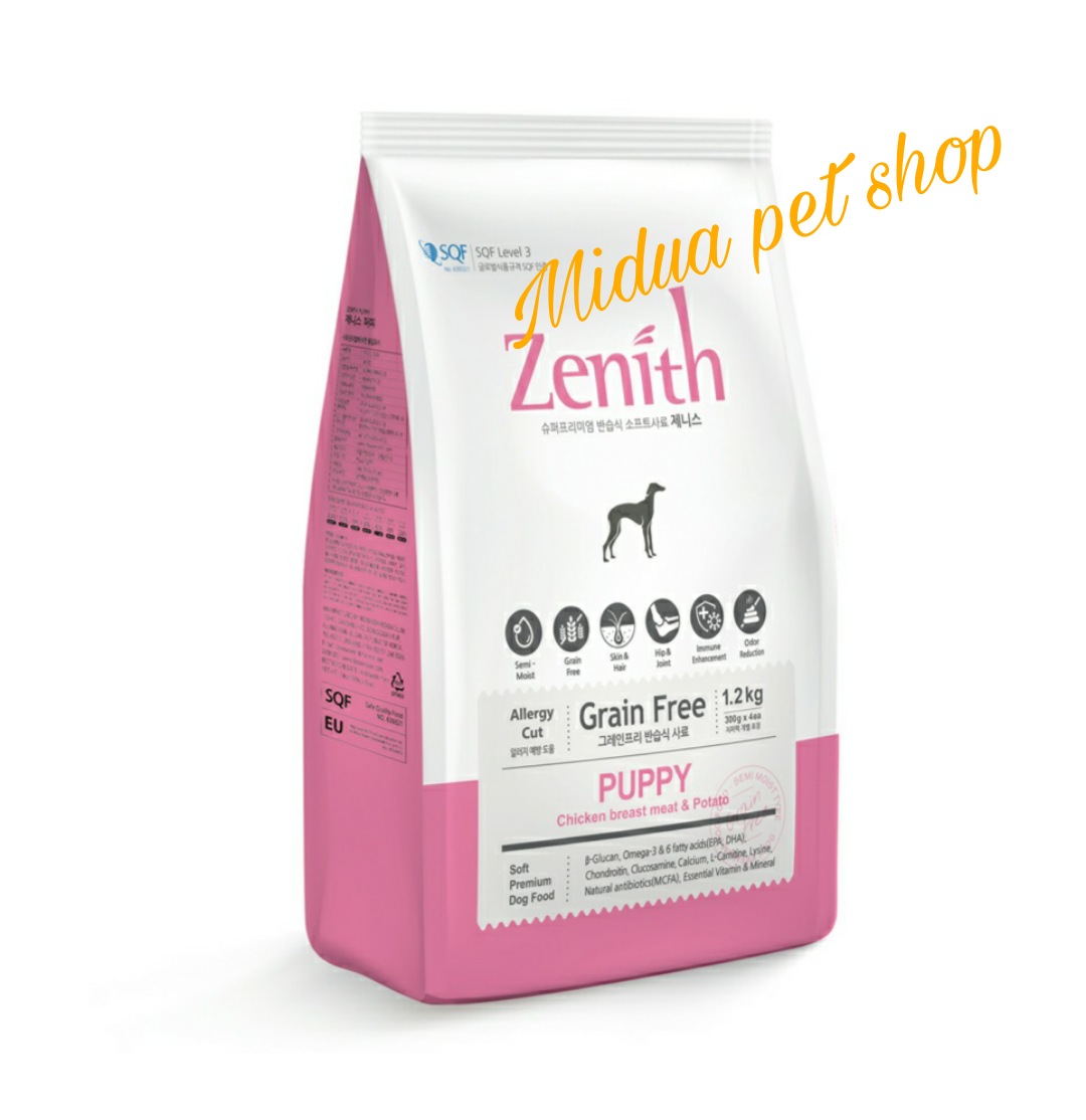 [Hoàn Tiền 10%] 1.2kg THỨC ĂN CHÓ CON HẠT MỀM  ZENITH PUPPY