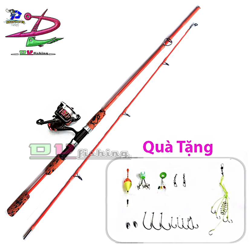 BỘ CẦN CÂU TÔM, CÂU CÁ (LAKE, GUNNAR) NHIỀU MÀU.!