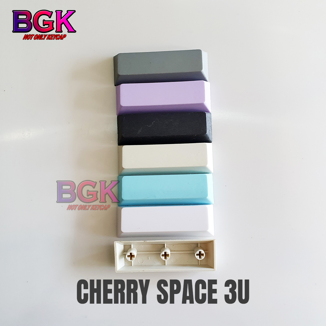 Keycap lẻ space 3u, 2.75u, 2.25u cherry profile blank trống chất liệu pbt nhiều màu