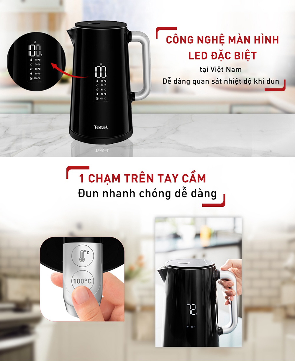 [Quà tặng không bán] Ấm Siêu Tốc Smart & Light KO850810