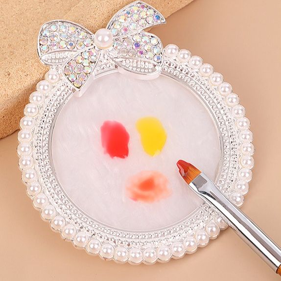 Vỉ Đá Xà Cừ Nơ Đá | Đạo Cụ Chụp Ảnh Móng