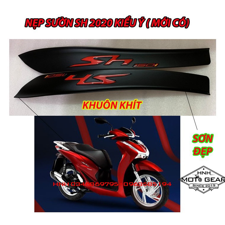 Nẹp Sườn ( Nẹp Hông ) Cho SH 2020 Kiểu Ý