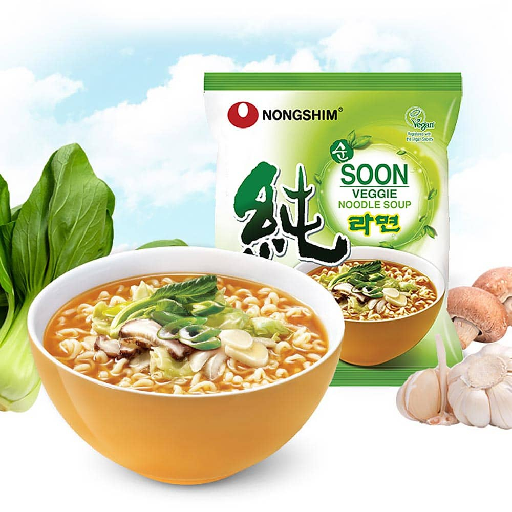 Mì nước chay Nong Shim 112g