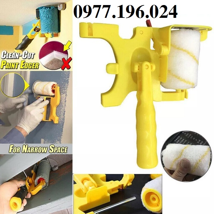 Chổi lăn sơn kẻ vạch,góc cạnh trên tường