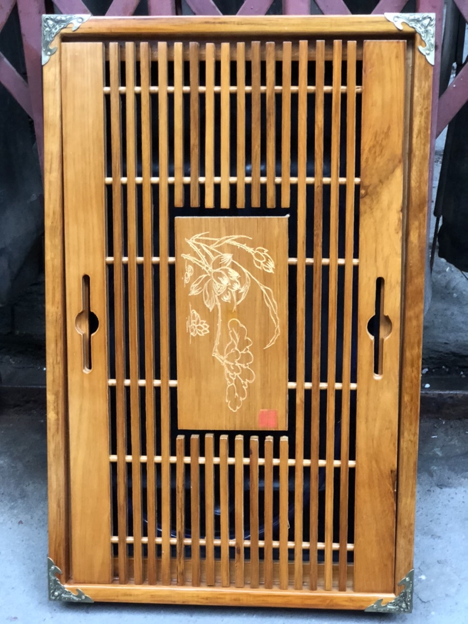 Khay trà gỗ loại lớn