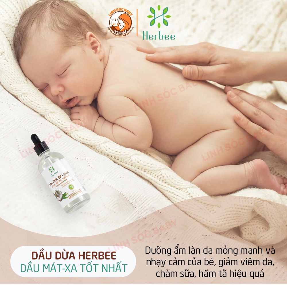 Dầu Dừa Ép Lạnh Tinh Khiết Herbee