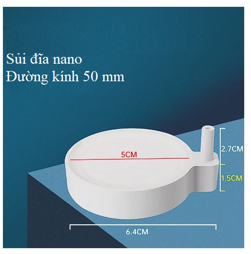 Đĩa sủi oxi nano siêu mịn nhiều kích thước