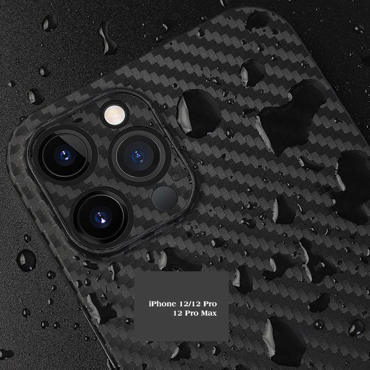 [ỐP LƯNG SIÊU MỎNG] 12 Pro Max vân Carbon Fiber hiệu Memumi