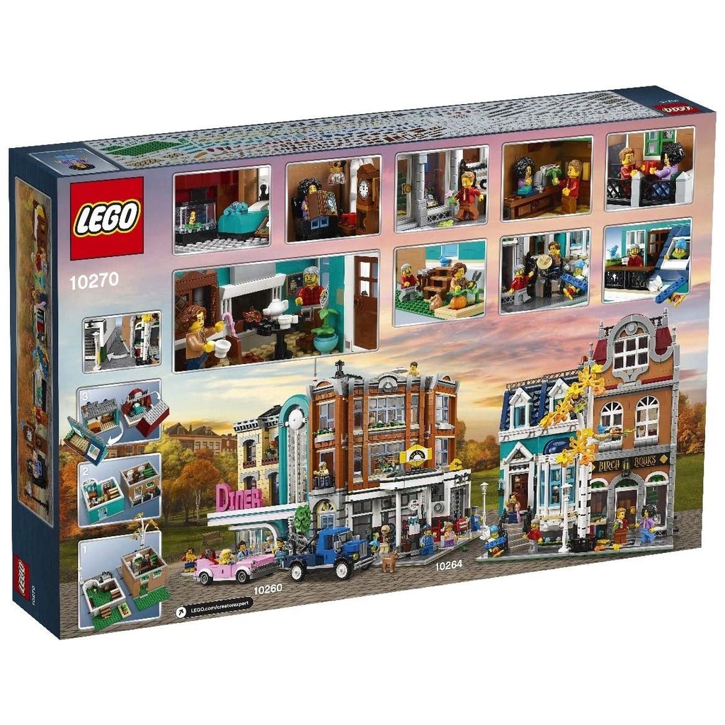 Lego 10270 Creator Expert Bookshop - Cửa hàng sách ( Hàng có sẵn )