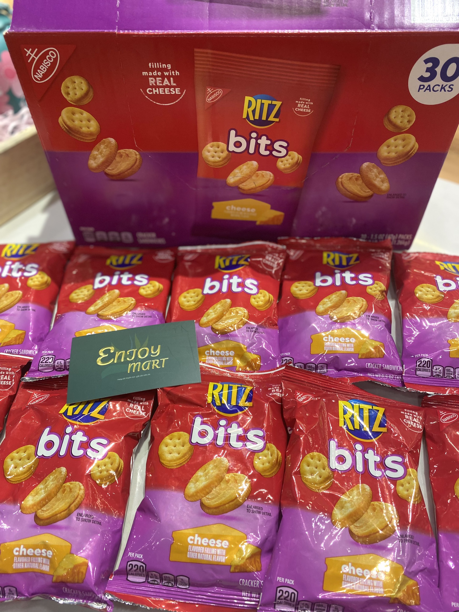 BÁNH KẸP PHÔ MAI RITZ BIT