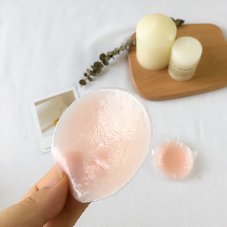 Miếng dán ti silicon hộp đỏ kích thước 6.5cm - YESNOW